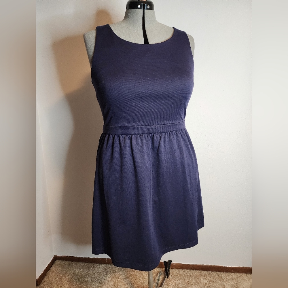 Blue dress with pockets!